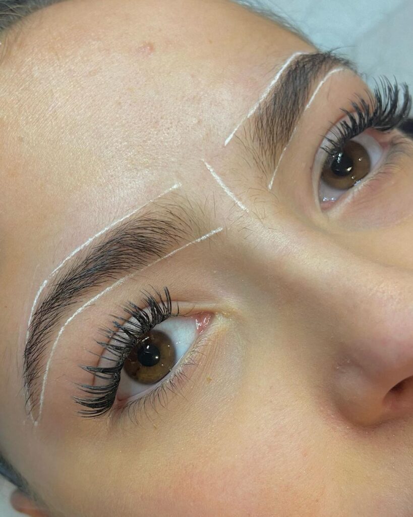 eyebrow shaping