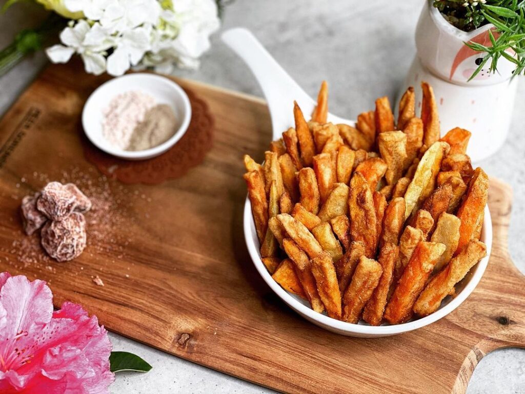 fry sweet potato