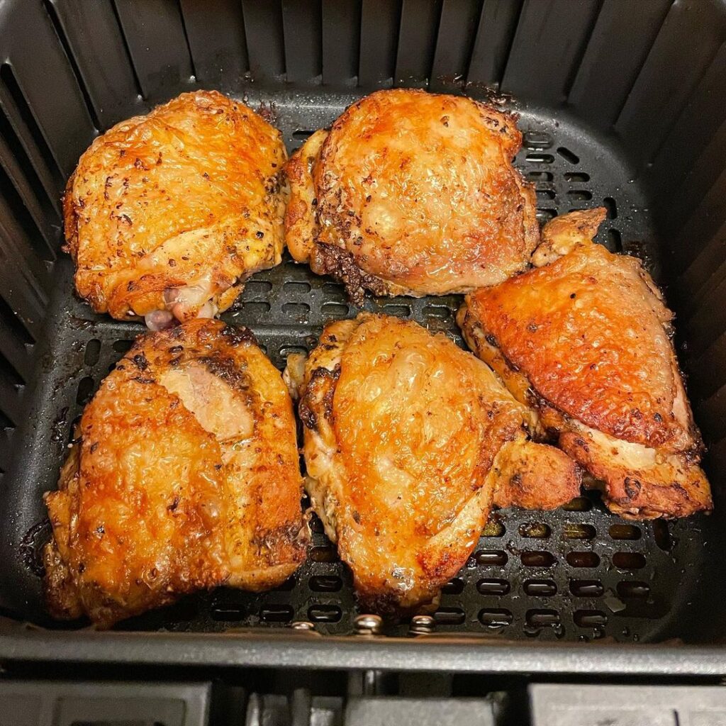 air fried chicken thighs